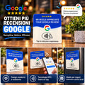 Composizione promozionale TapLocale con recensione esemplificativa, non testimonianza reale